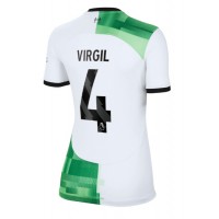 Liverpool Virgil van Dijk #4 Auswärtstrikot Frauen 2023-24 Kurzarm